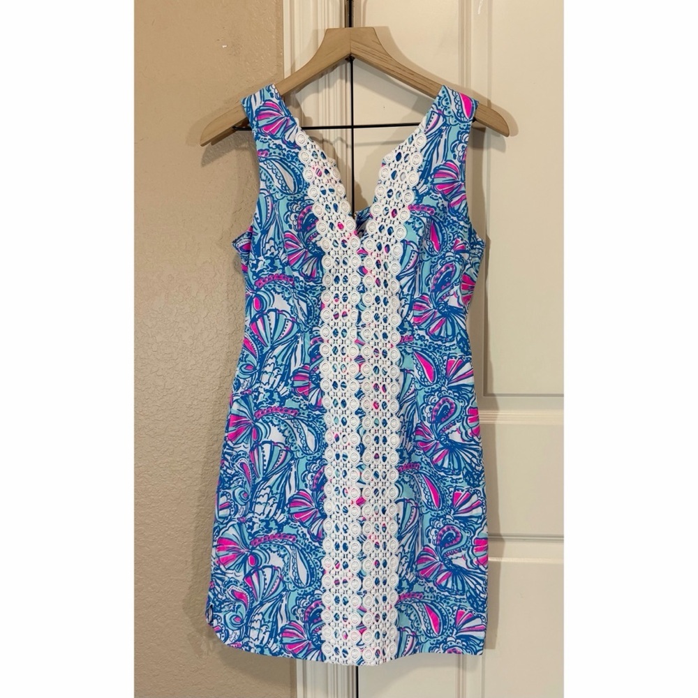 Lilly Pulitzer My Fans Shift Dress Lilly Pulitzer for Target pineapple pull - Picture 3 of 12